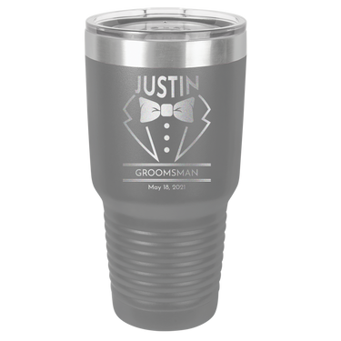 Engraved Best Man Tumbler - Personalized Gift